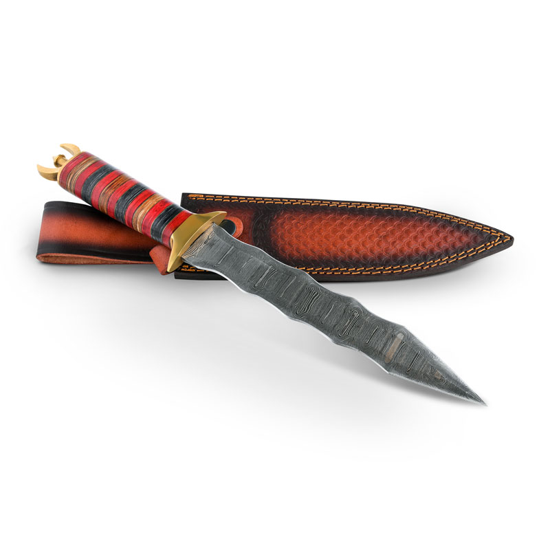Damascus Flame Blade